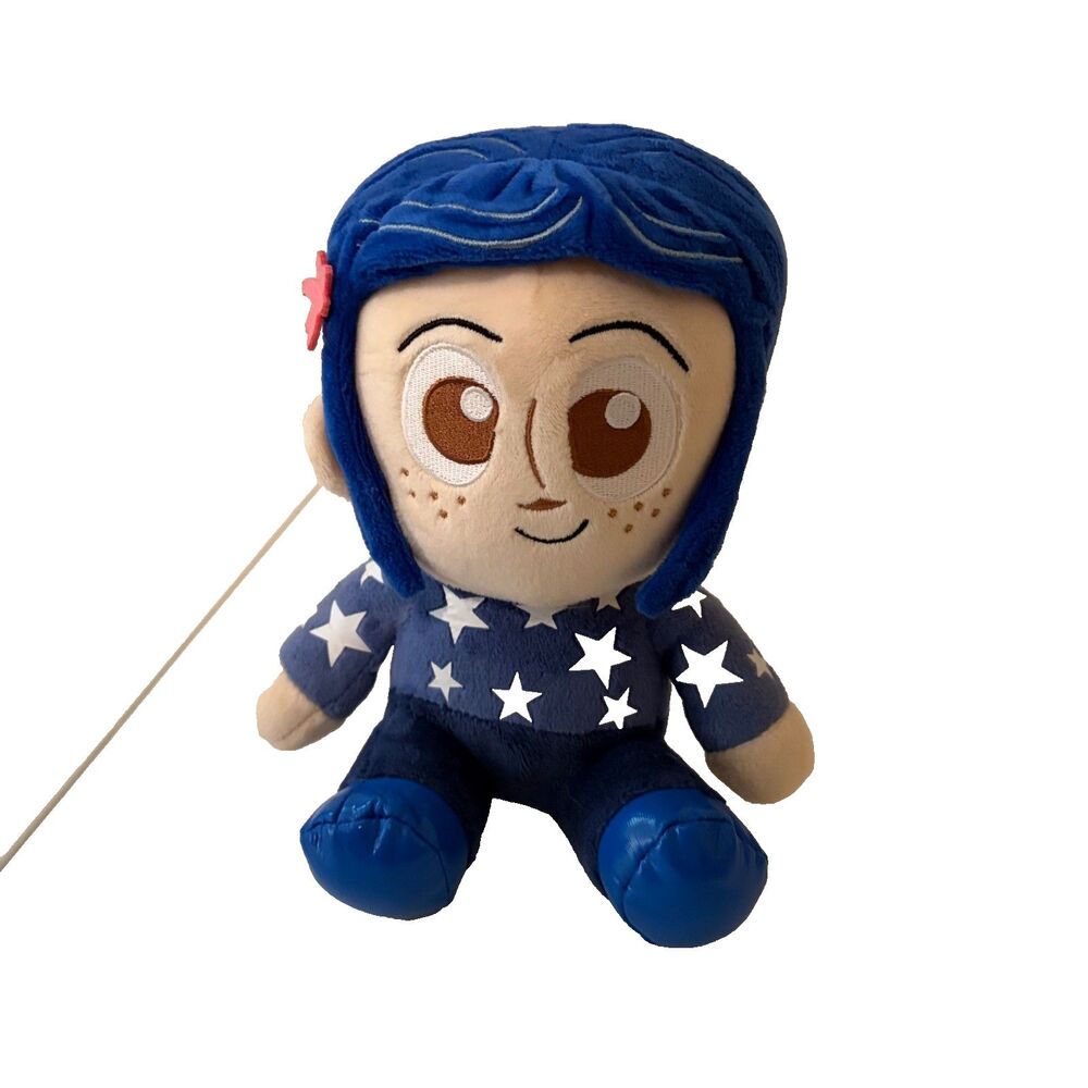 Coraline Laika Plush Stuffed Plush Toy Blue Phunny 7"